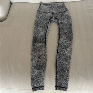 lululemon athletica Black and Gray Women's Pants